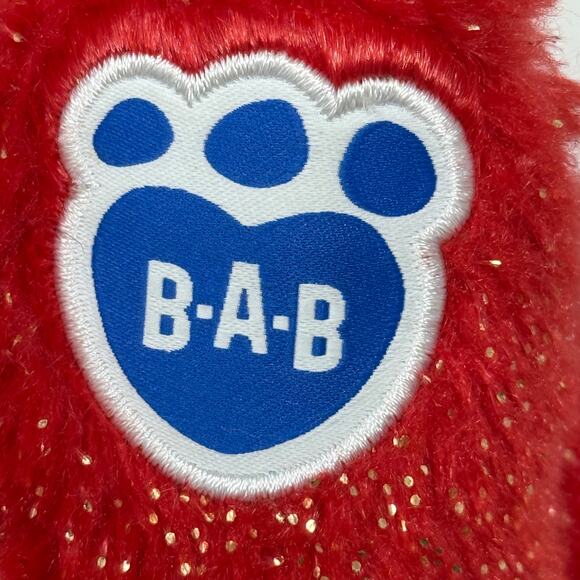 Build a Bear Captain Marvel Plush Red Glitter Bear Superhero Stuffed Animal 16" - Picture 3 of 15